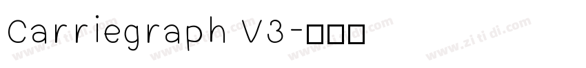 Carriegraph V3字体转换